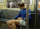 Random Bibel läsande dude på subway in NYC