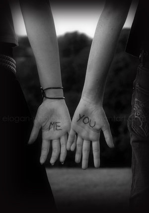 Im yours your mine. i hope that¨s the truth. you and me <3