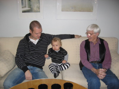 Med pappa och Sigge
