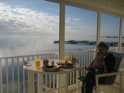 Frukost på balkongen