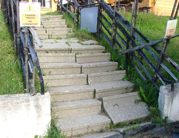 Unsuccesful stairs in Åsarna