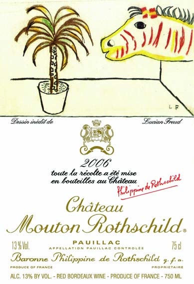 Pablo Picasso, Francis Bacon, Andy Warhol, Marc Chagall, Niki de Saint Phalle och Prins Charles har redan gjort det etiketterat vin från Château Mouton Rothschild