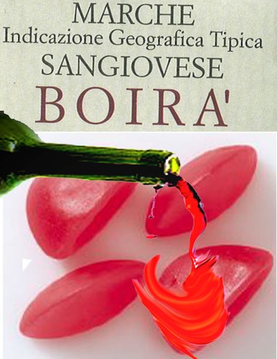 Boira' Sangiovese  till kyckling och fetaost samt oliver. Kan det vara något då Elm eller Elmander avgör kvällens stundande Landskamp