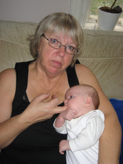 Mormor och Vera oktober 2006