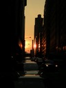 Sunset på fifth avenue efter en kittlande smakupplevelse på Subway