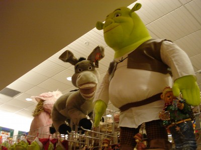 Donkey och Shrek var också där