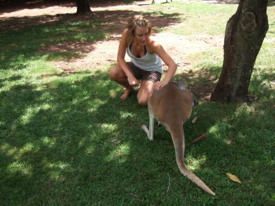 zoo jag och kanguru