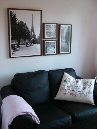 soffa  + tavlor