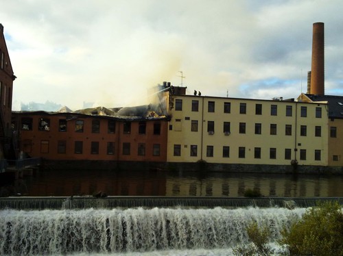 Brand i Norrköping