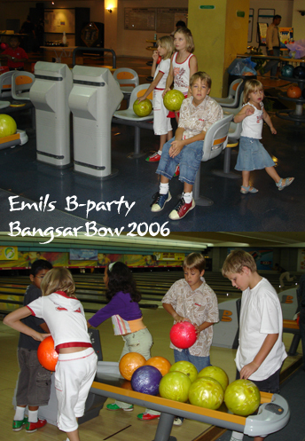 Emils bowling party...