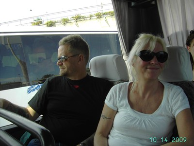 Far och min Mor på bussen.