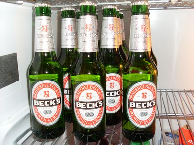 beck, most likely the best beer in the world