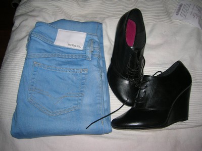 Jeans och skor