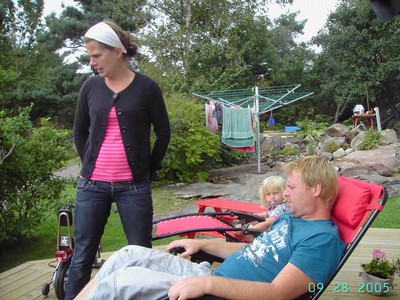 sofie och ragge sommaren 2008