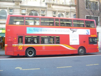 Snygga bussar dom har i London...