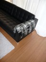 Nya filten passar fint ihop med soffan